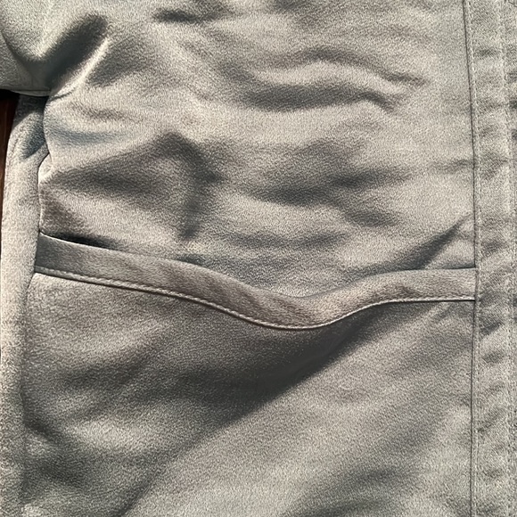 Saturday Sunday by Anthropologie satin jacket with sherpa lining - Picture 6 of 9